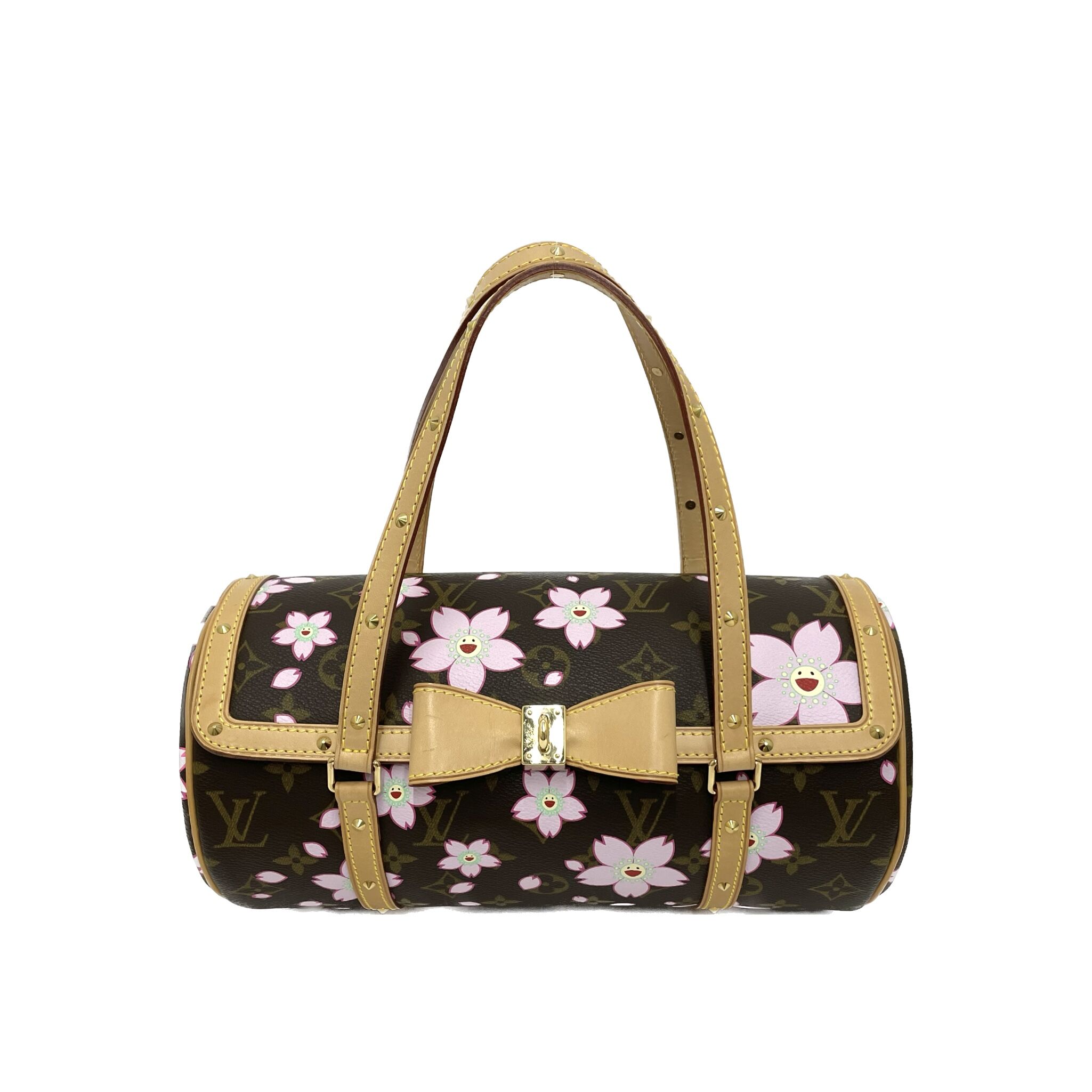 LOUIS VUITTON 村上隆限定モデル パピヨンGM チェリーブロッサム