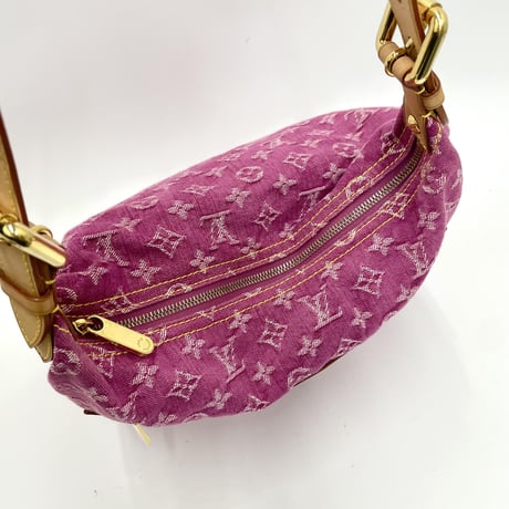 LOUIS VUITTON バギー GM モノグラムデニム フューシャ ピンク 2WAYショルダーバッグ M95210