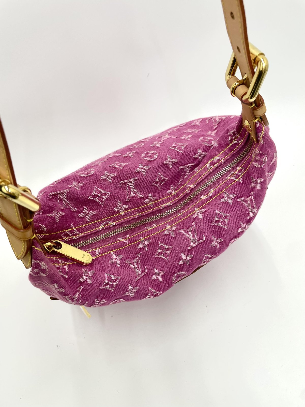 LOUIS VUITTON バギー GM モノグラムデニム フューシャ ピンク LOUIS VUITTON バギー GM モノグラムデニム フューシャ ピンク