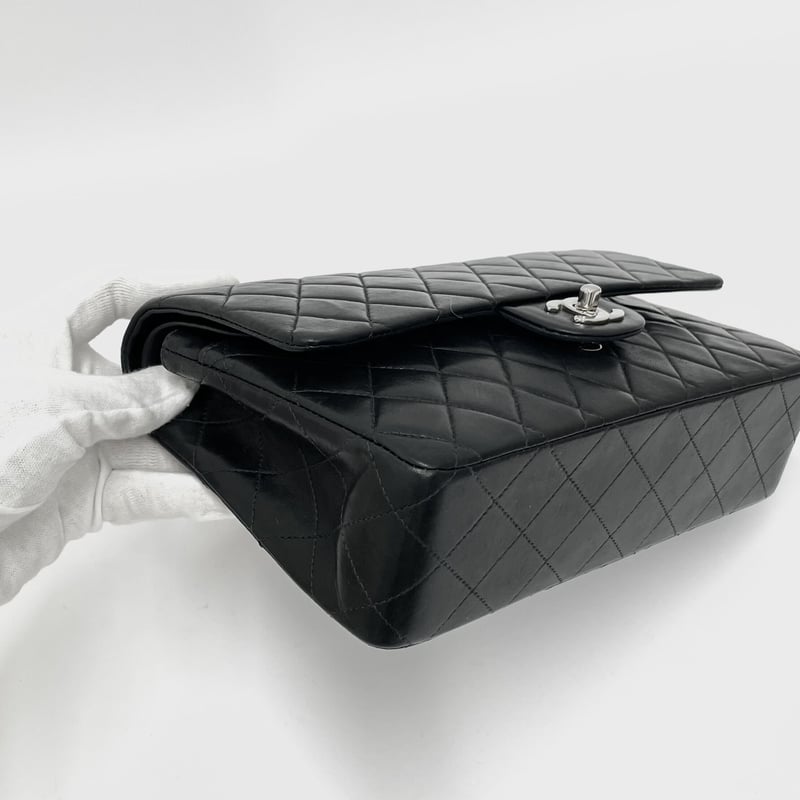 CHANEL ラムスキン マトラッセ25 Wフラップ チェーンショルダー CHANEL ラムスキン マトラッセ25 Wフラップ チェーンショルダー