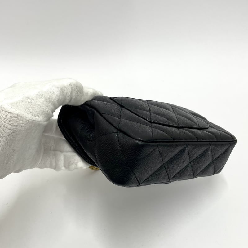 CHANEL 未使用品 キャビアスキン ミニマトラッセ ハートチェーン CHANEL 未使用品 キャビアスキン ミニマトラッセ ハートチェーン