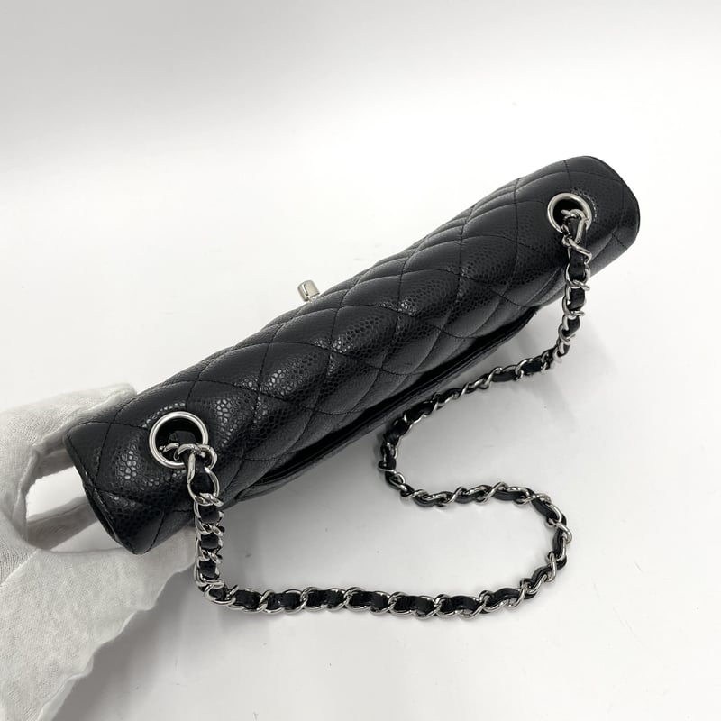 CHANEL キャビアスキン イーストウェスト チェーンショルダーバッグ