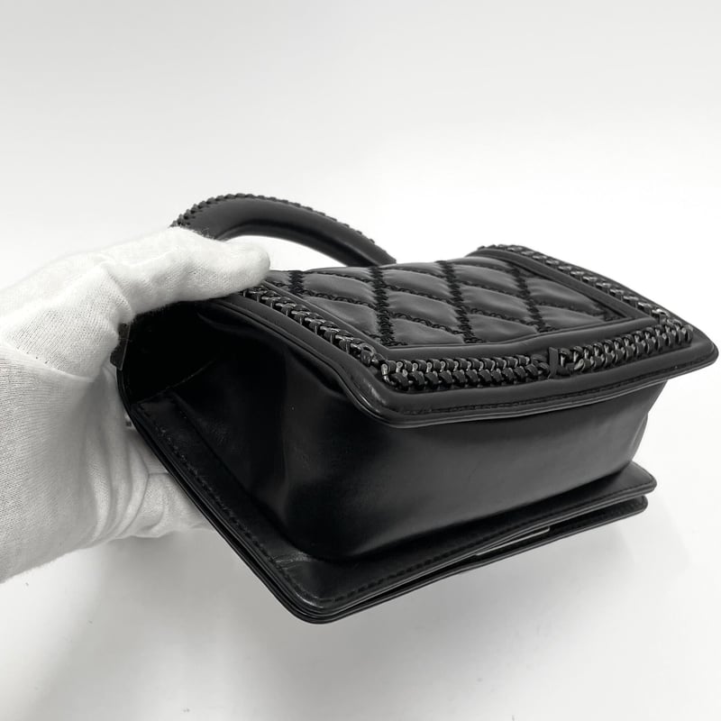 CHANEL ボーイシャネル マトラッセ トップハンドル チェーン CHANEL ボーイシャネル マトラッセ トップハンドル チェーン