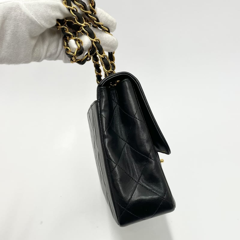 【最終価格】シャネル　マトラッセ　チェーンショルダー　ラム　シングルフラップ CHANEL/シャネル 中マトラッセシングルフラップチェーン