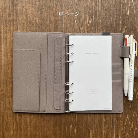 一年の予定を見通すyearly planner（ダウンロードリフィル）バイブルサイズ