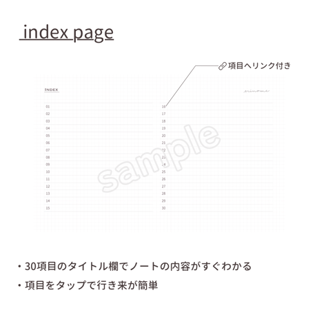 free note リンク付き