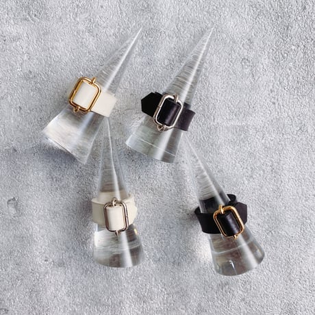 Belt ring (BK・WH)