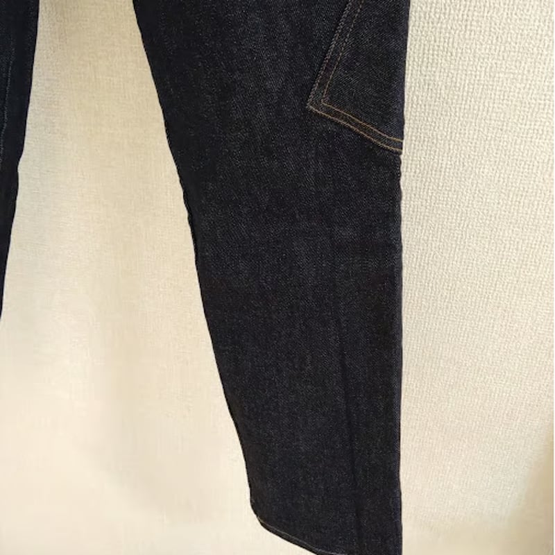 Drowse and yetBack Ribbon Denim Pants | Shok