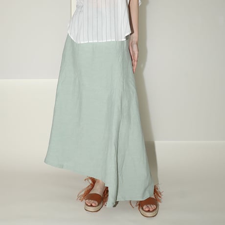 KAMISHIMA CHINAMI Long Flared Skirt