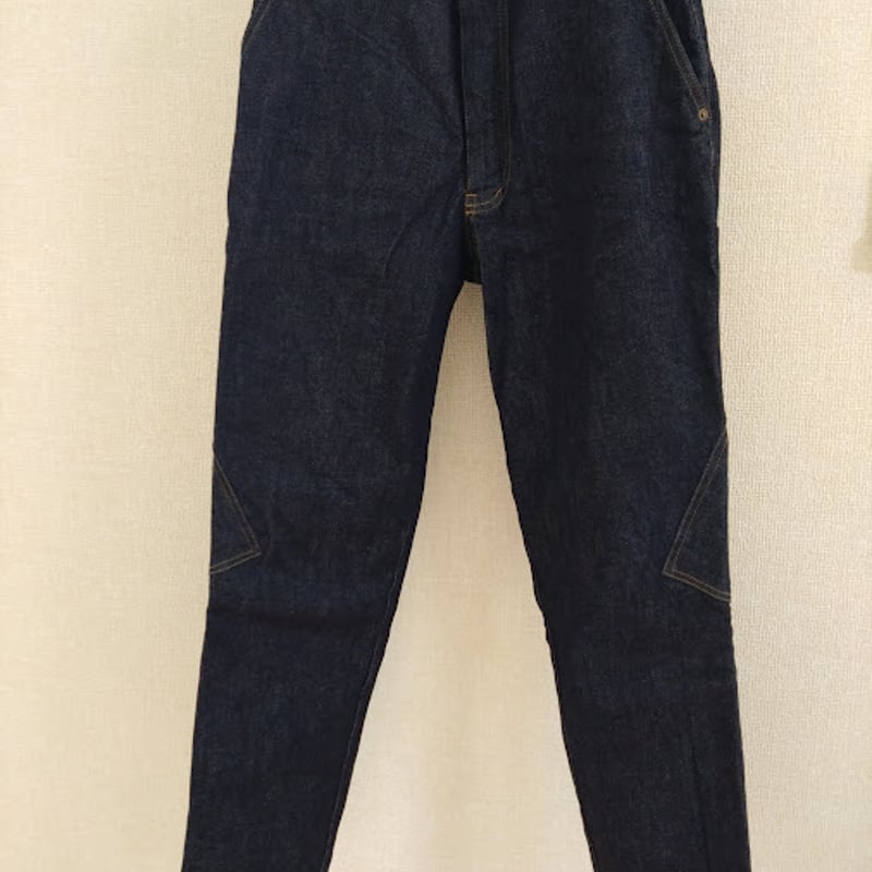 Drowse and yetBack Ribbon Denim Pants | Shok