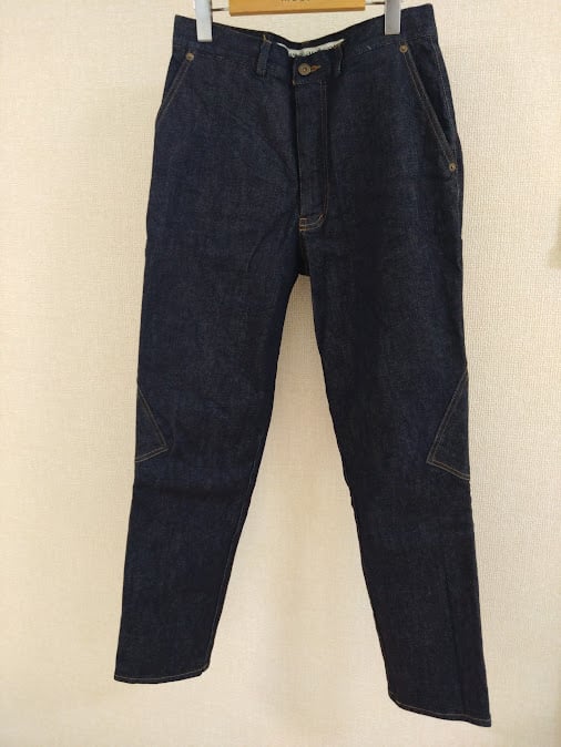 Drowse and yetBack Ribbon Denim Pants | Shok