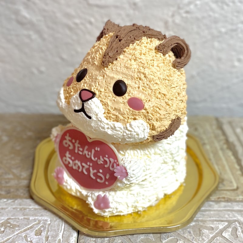 ゴールデンハムスターの立体ケーキ | Tipitinats Cakes