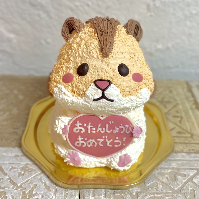 ゴールデンハムスターの立体ケーキ | Tipitinats Cakes