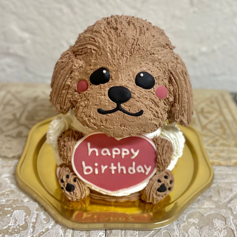 トイプードルの立体ケーキ | Tipitinats Cakes