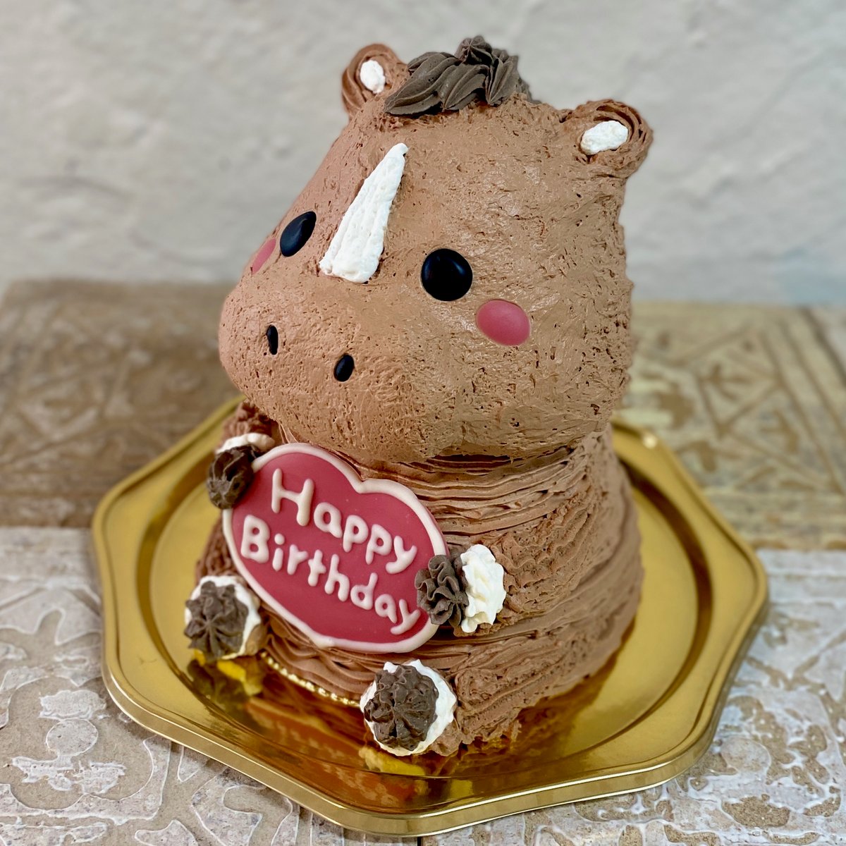 ◇オーダー用◇ダイカット Happybirthday!!! 可愛い動物さんケーキ
