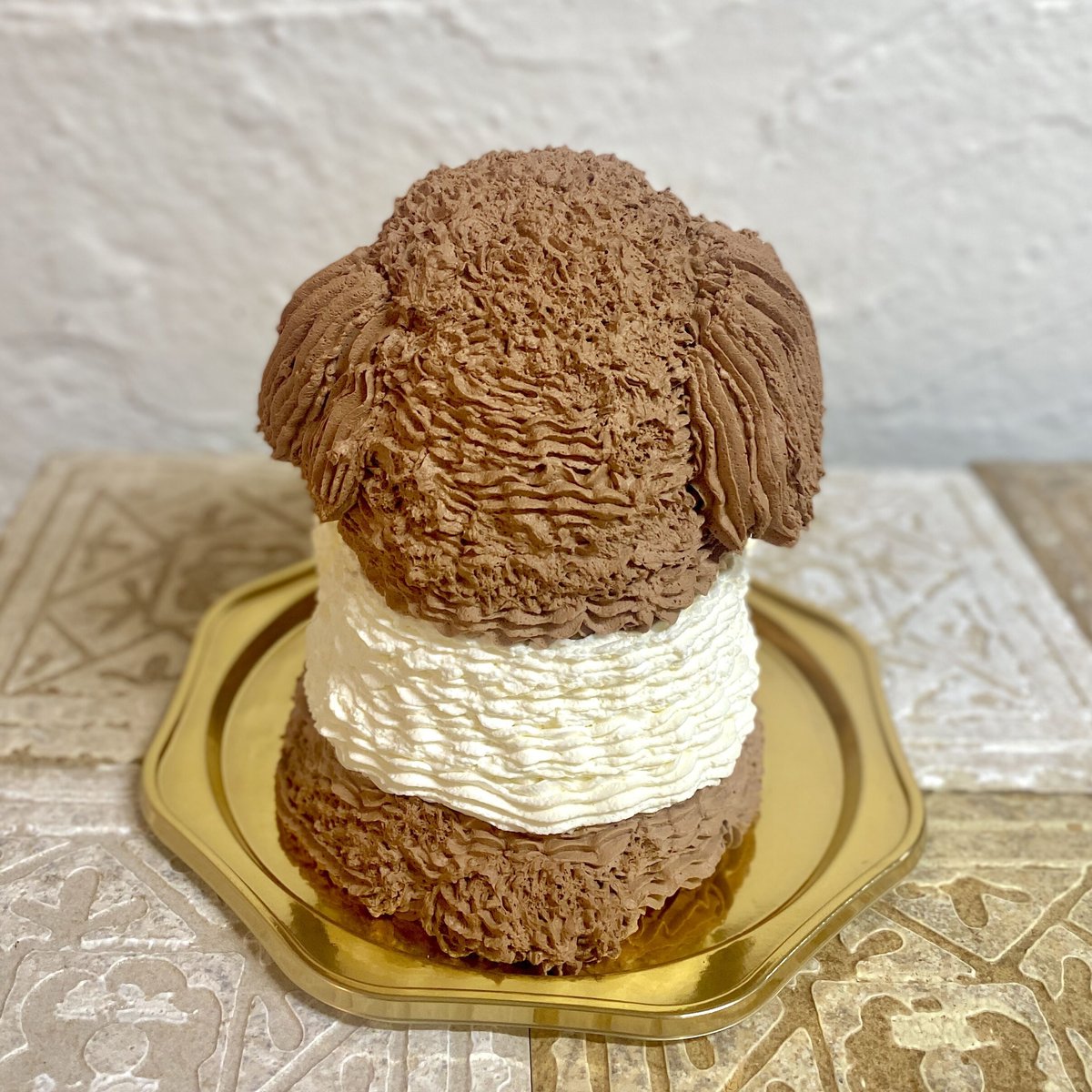 プードル♡ケーキ トイプードルの立体ケーキ | Tipitinats Cakes