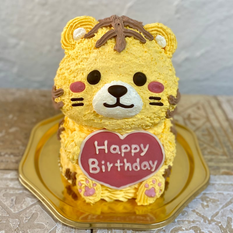 トラの立体ケーキ | Tipitinats Cakes