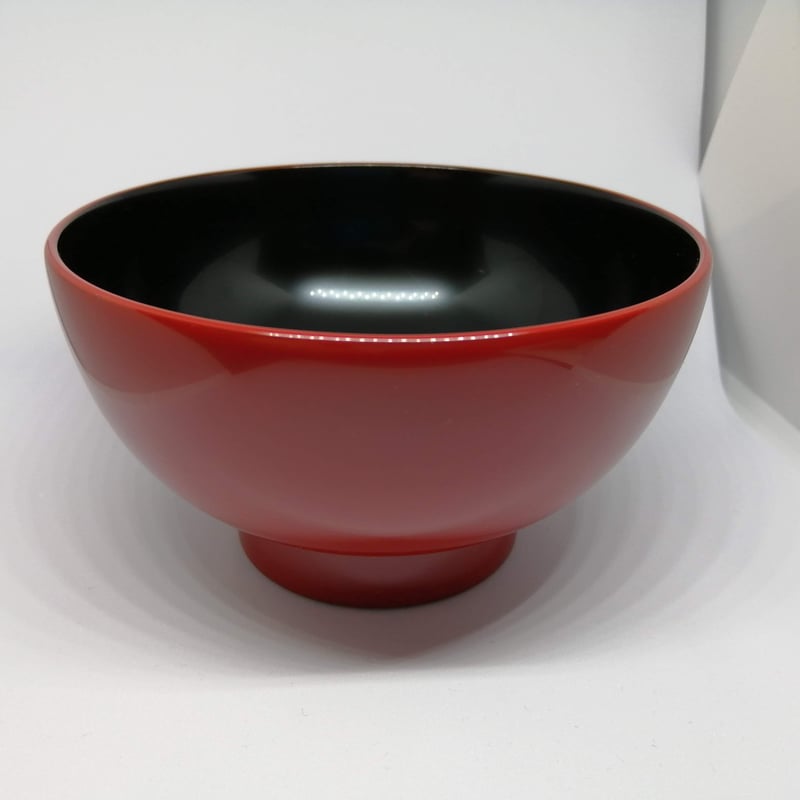 時代逸品！時代黒漆に風情ある朱漆菊文の映える煮物椀2点（検輪島塗