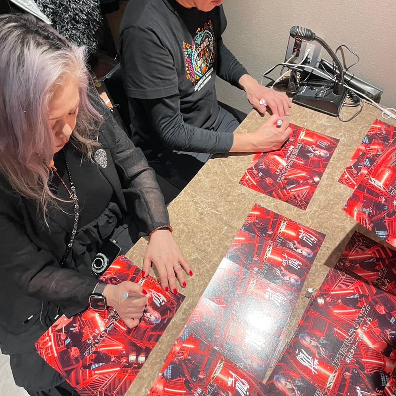 PERSONZ「東京タワーであいましょう」CD付直筆サイン入り PERSONZ「東京タワーであいましょう」CD付直筆サイン入り