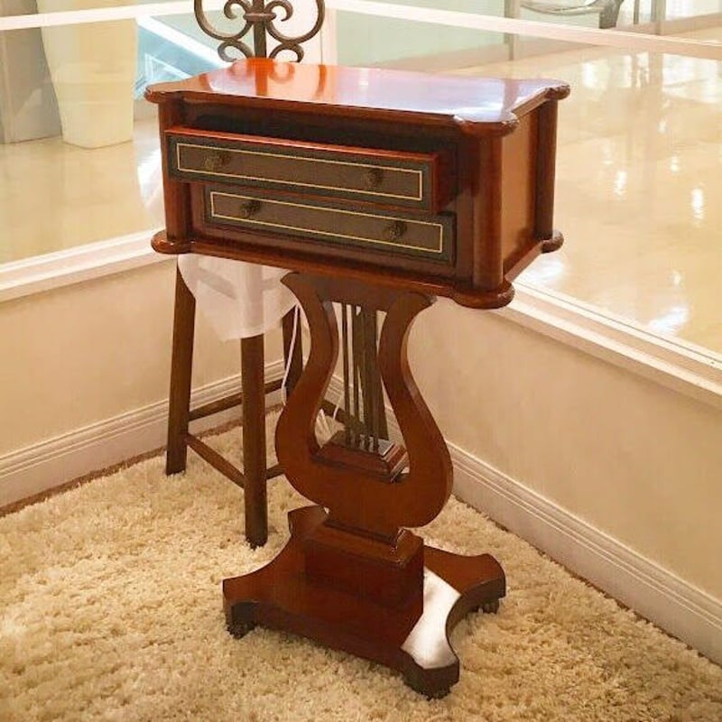 マホガニー」ビクトリアン2引き出しコンソール | HOMESTYLE OCT.