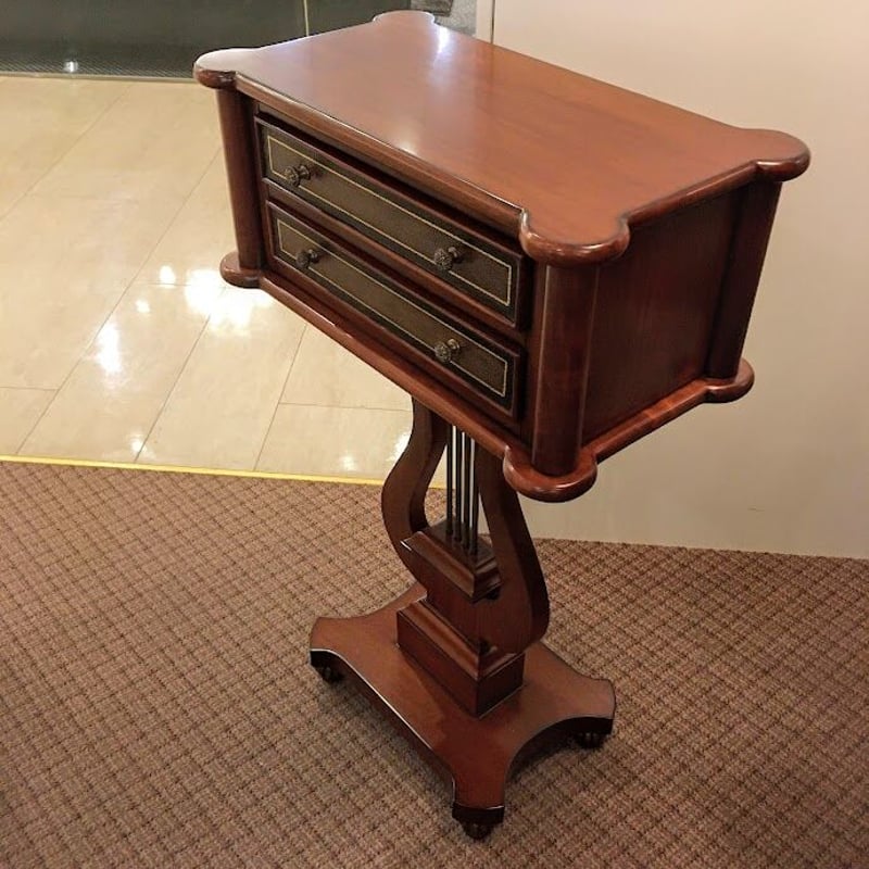 マホガニー」ビクトリアン2引き出しコンソール | HOMESTYLE OCT.