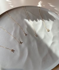 Initial diamond necklace