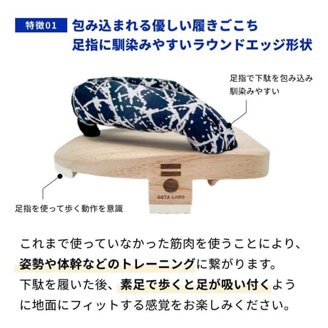 一本歯下駄 GETA LABO【fusion】フュージョン
