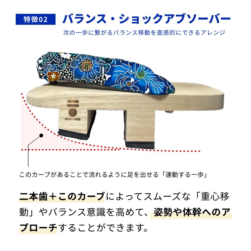 ニライカナイ紅型モデル- 一本歯下駄 GETA LABO 【DUAL】 | GETA LAB
