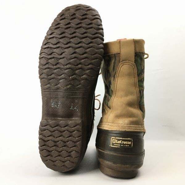 人気満点 ビンテージUSA製 LaCrosse/ラクロス 高級 32.0程度 サイズ14 スノーブーツ