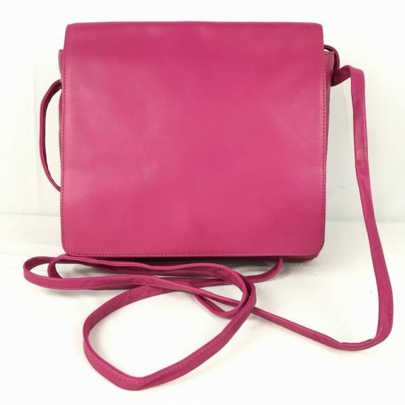 EPISODE/エピソード イタリア製 本革/レザー ショルダーバッグ 濃い  