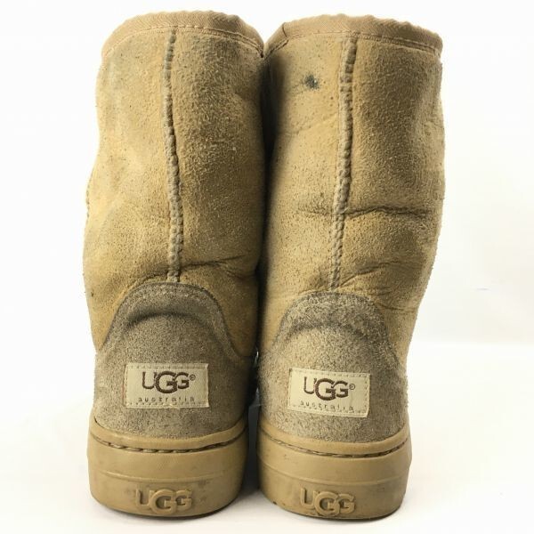 UGG アグ ムートンブーツ サイズW8 25.0 キャメル 茶 管No.Z17 UGG アグ ムートンブーツ サイズW8 25.0 キャメル 茶 管No.Z17