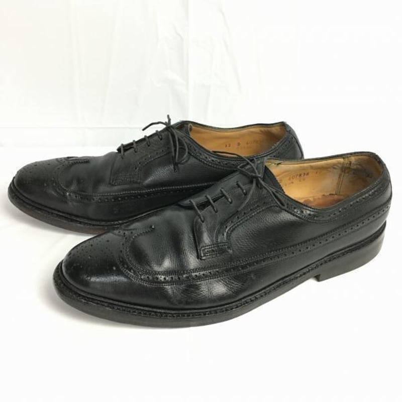 1984年製? FLORSHEIM/インペリアル ケンムール ウイングチップ 緑窓緑 ...