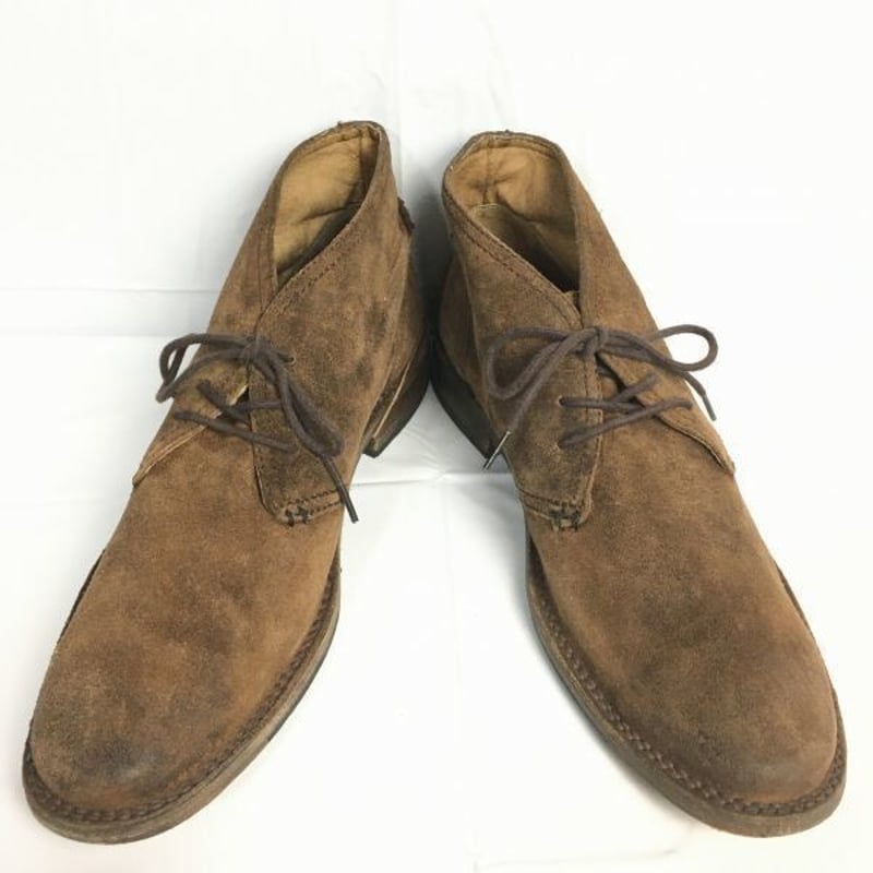 Vintage/ビンテージ FRYE フライ スエードチャッカブーツ ブラウン  