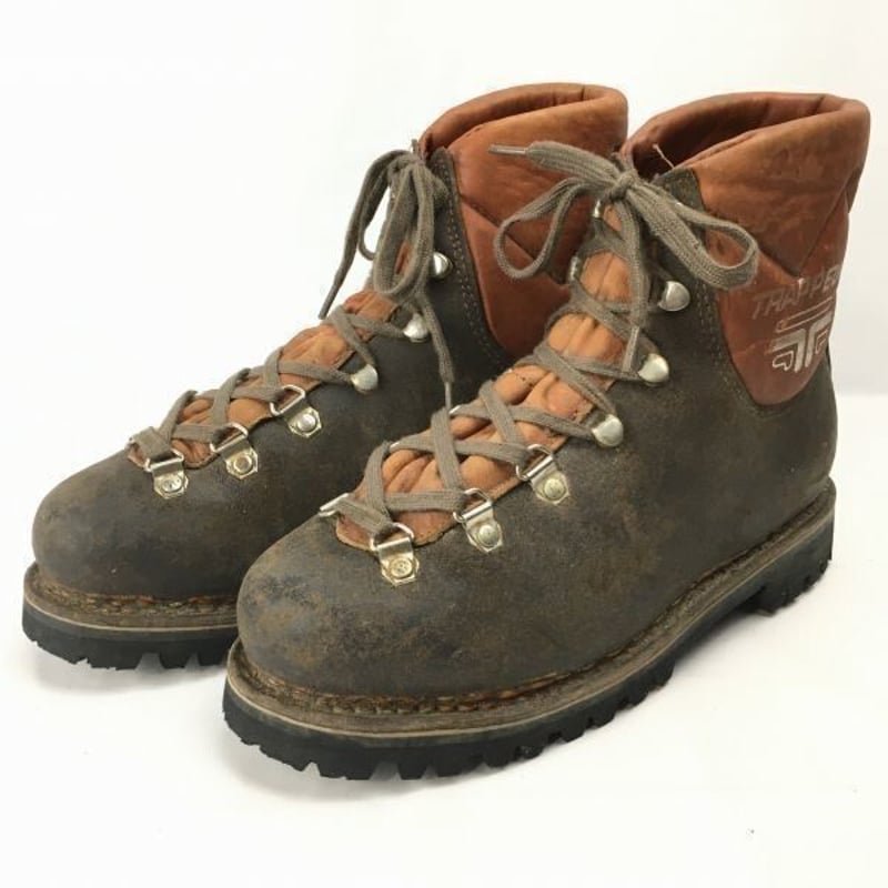 80年代以前?ビンテージ TRAPPEUR/トラッパー 登山 本革 80年代以前?ビンテージ TRAPPEUR/トラッパー 登山 本革