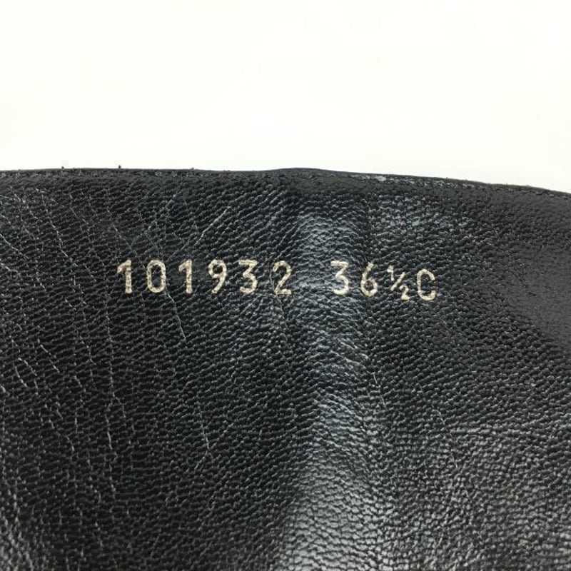 GUCCI/グッチ ロングブーツ サイズ36.1/2C 22.5-23.0程度 黒 GUCCI/グッチ ロングブーツ サイズ36.1/2C 22.5-23.0程度 黒