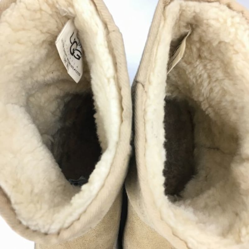 UGG アグ ムートンブーツ サイズW8 25.0 キャメル 茶 管No.Z17 UGG アグ ムートンブーツ サイズW8 25.0 キャメル 茶 管No.Z17