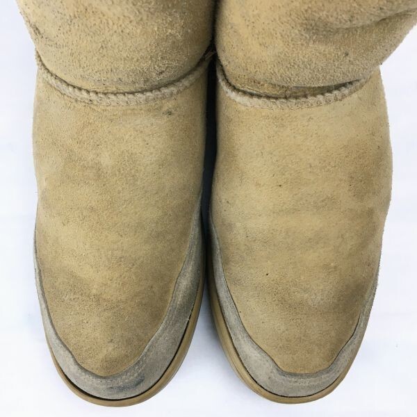 UGG アグ ムートンブーツ サイズW8 25.0 キャメル 茶 管No.Z17 UGG アグ ムートンブーツ サイズW8 25.0 キャメル 茶 管No.Z17
