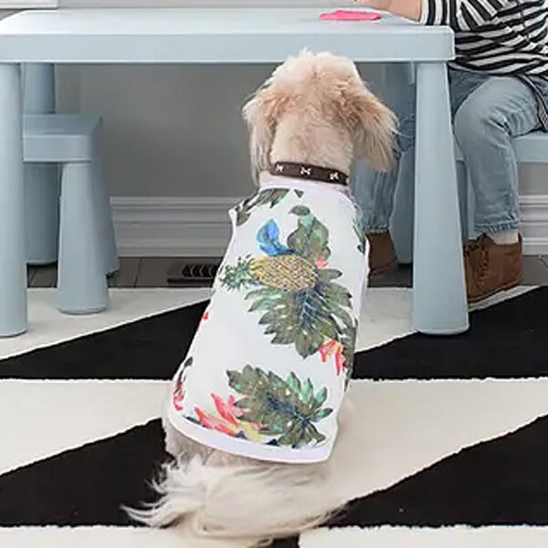 犬 猫 ペット服 夏服 タンクトップ ノースリーブ アロハシャツ HB | DOGFAM