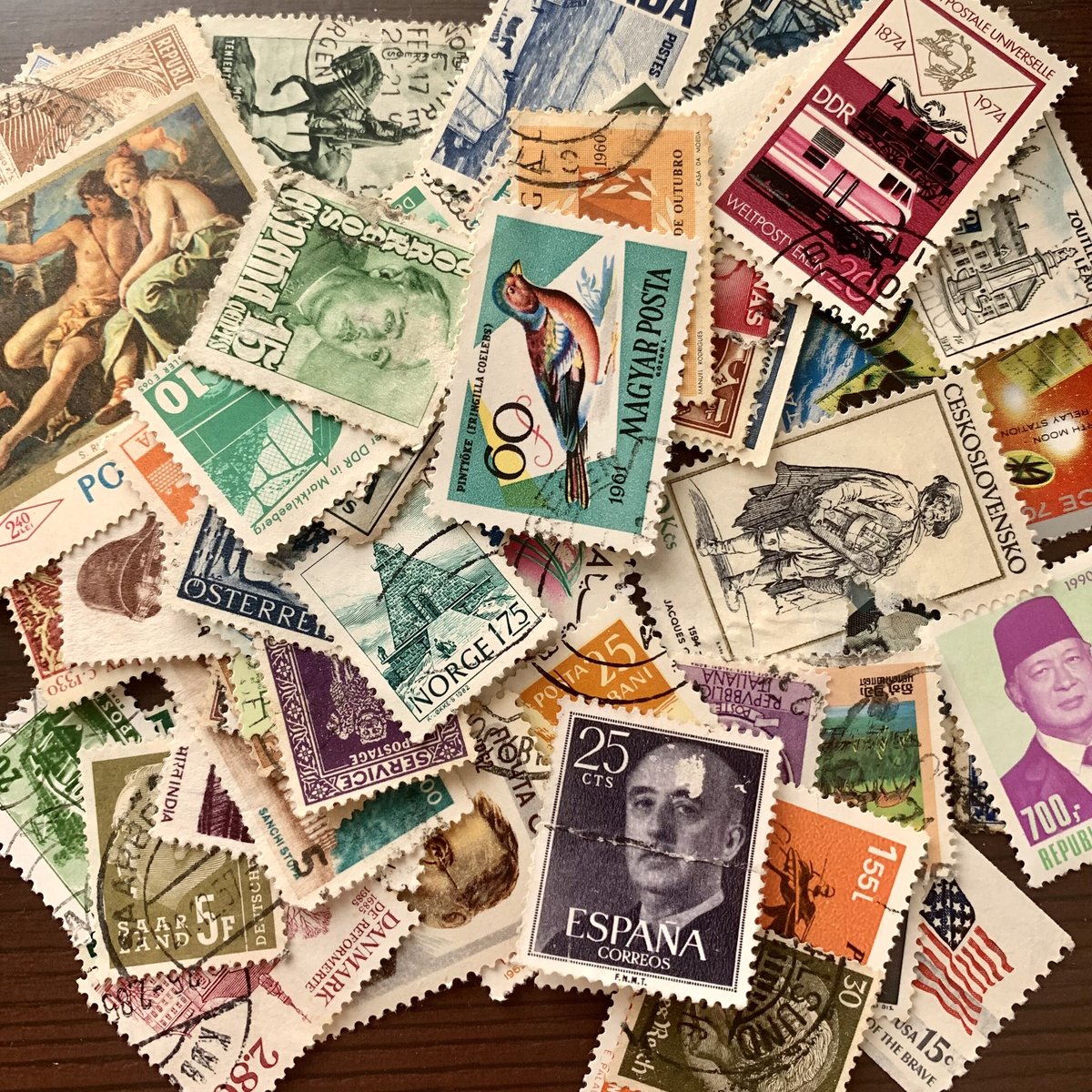各国の切手セット