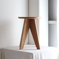 Oak Stool oil J
