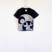 KumaponG T-shirts[15 steps]  navy-silver: size_110