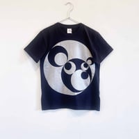 KumaponG T-shirts[15 steps] navy-silver : size_160