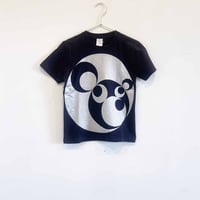 KumaponG T-shirts[15 steps]  navy-silver: size_ 140