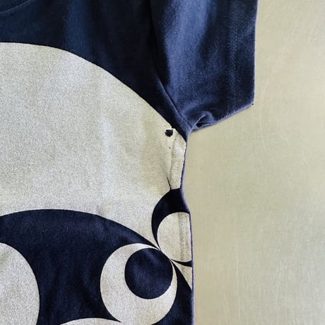 KumaponG T-shirts[15 steps] navy-silver : size_ 130