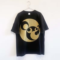 KumaponG T-shirts[15 steps] black-gold : size  XL