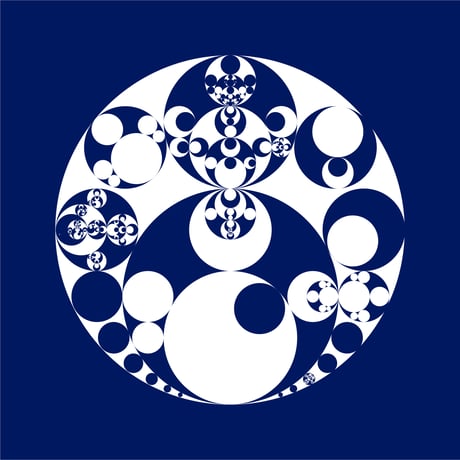 KumaponG T-shirts[15 steps] navy-silver : size_XXL