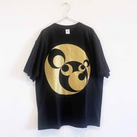 KumaponG T-shirts[15 steps] black-gold : size XXL