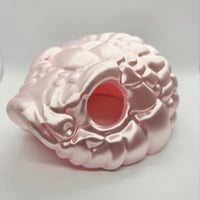 シシバナヘビ形シェルター　メタリックピンク(大)
