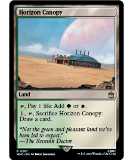 地平線の梢/Horizon Canopy FUT英語foil 英)地平線の梢 / Horizon Canopy【FUT】 【Foil】 No.177｜MtG