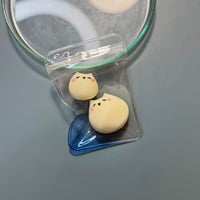 もにゅ山田さんキーホルダー_白ほっぺ(大小)